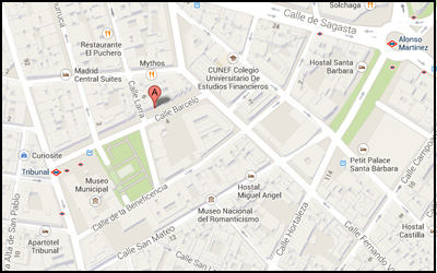 Mapa Nochevieja TClub Pacha Madrid